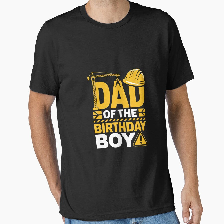 Dad Of The Birthday Boy Construction Worker Family Party by CombatTask