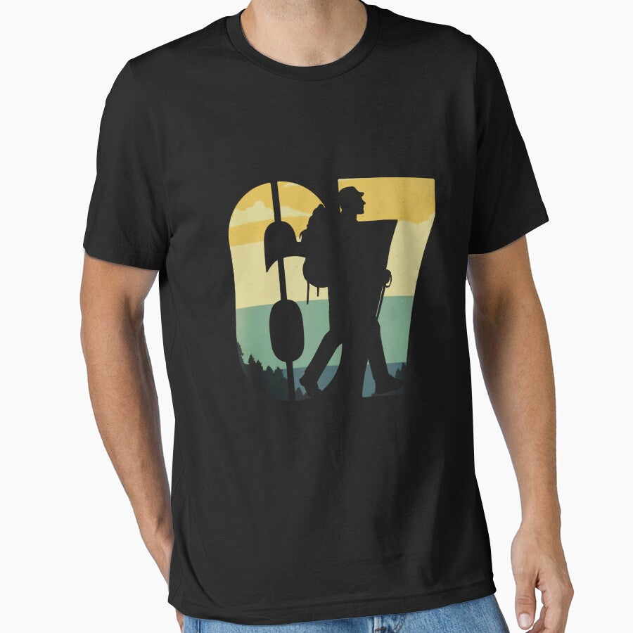 Vintage 67 Hiker Retro Sunset Tee by LashondaGreen89