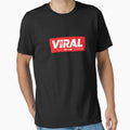 VIRAL Box Logo Streetwear T-Shirt - Hypebeast Minimalist Tee by MegzDesign