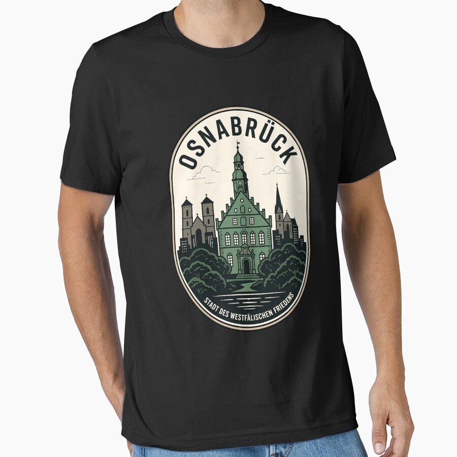 Osnabruck Germany Westphalian Peace Vintage Landmark by k3rstman1