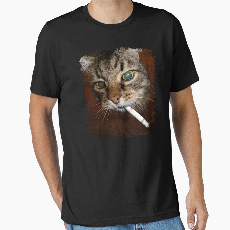 Funny Smoking Cat Meme by Eh Plus Designs