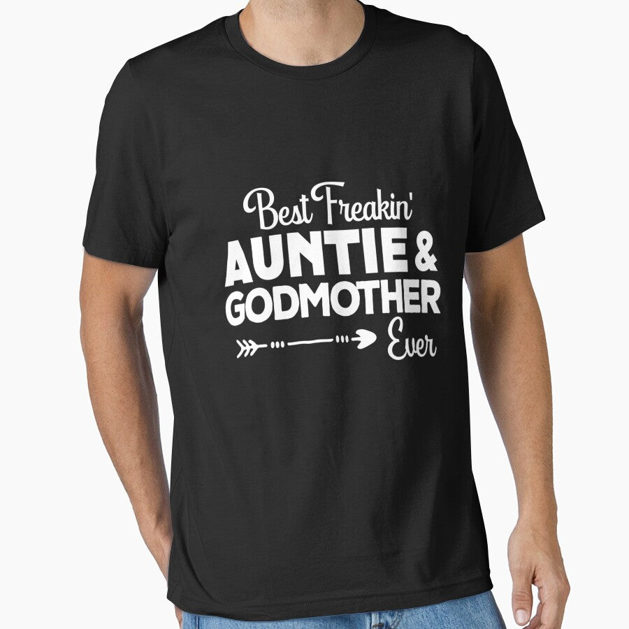 Best Freakin'Auntie & Godmother Ever Christmas Gift Aunt by Kinalan