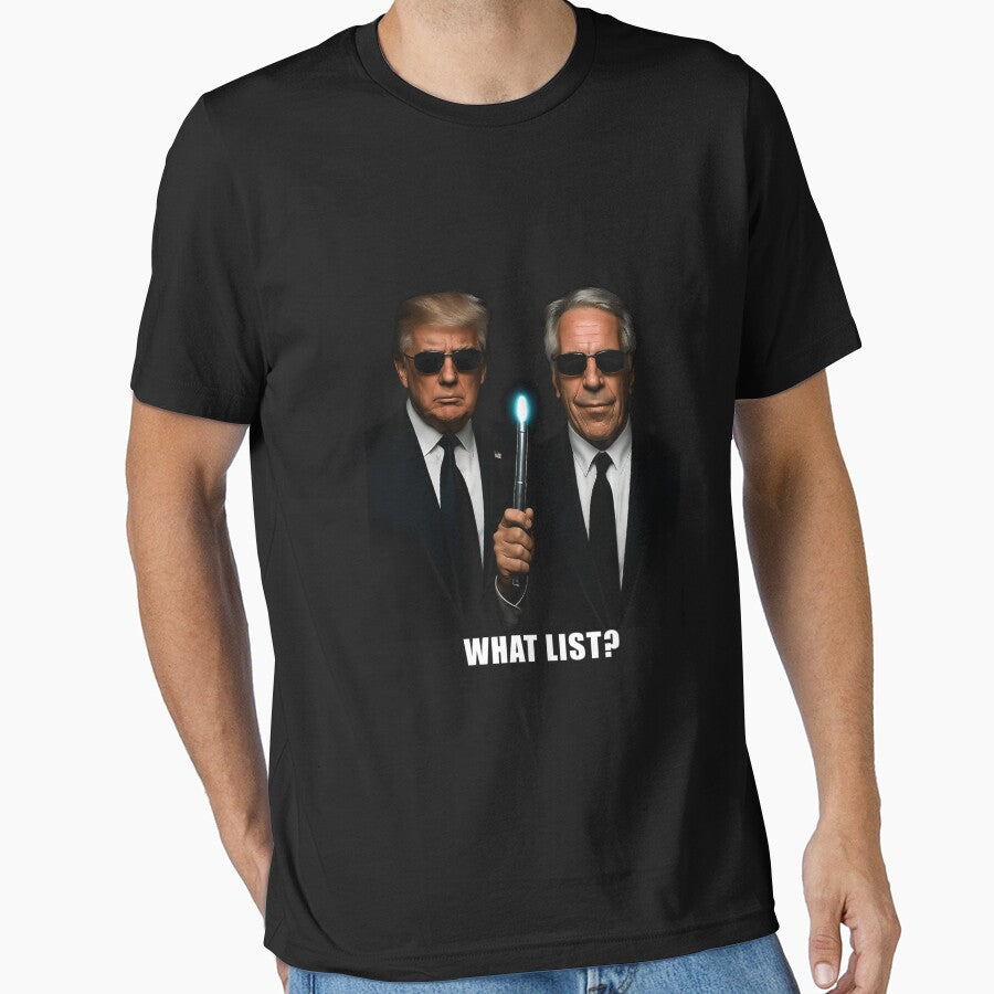 What List Donald Trump With Jeffrey Epstein Meme by KyleBradtke