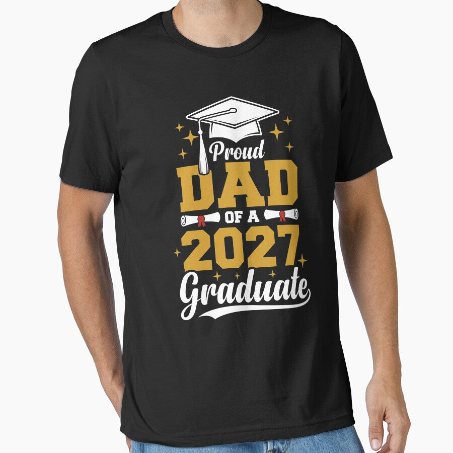 Proud Dad Of A 2027 Graduate Father Class Of 2027 by SofenArt