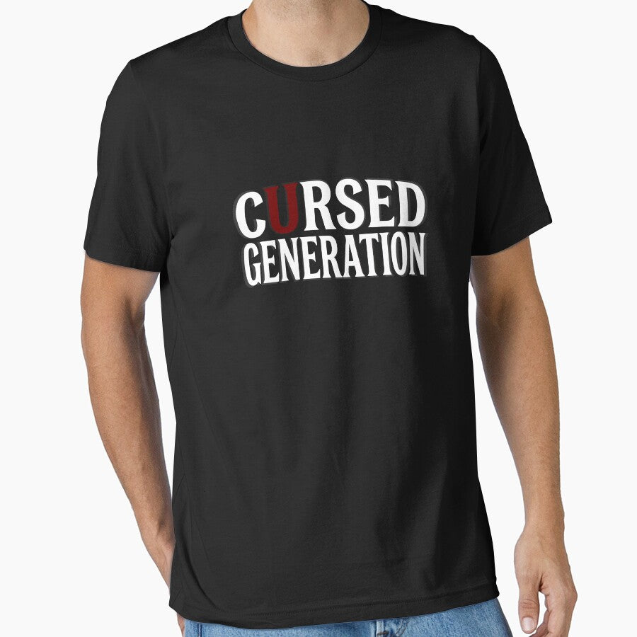 Cursed Generation Millennial Gen Z Dark Humor Nihilist Doomer Relatable Internet Culture by Velustro Shop