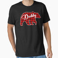 Mens Red Plaid Daddy Bear Matching Pajama Family Buffalo by ArtsByMichelle