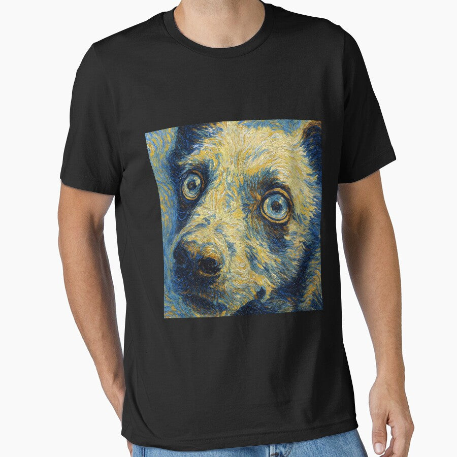 Whimsical Dog Portrait – Vibrant Pet Art for Dog Lovers by Psycho-Crazy