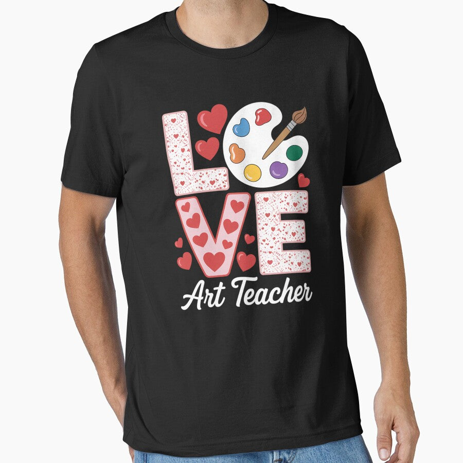 Love Valentine's Day Art Teacher Lover by BlassmausArt