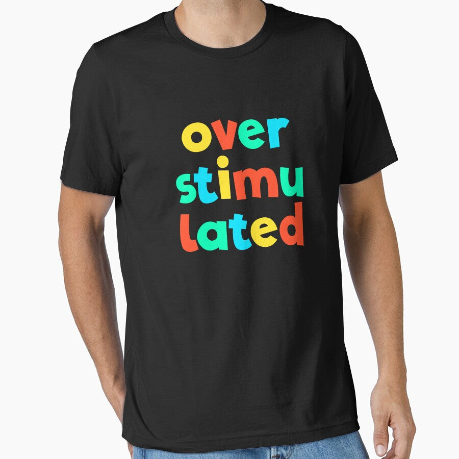Overstimulated Kid Core Funny Brat Gen Z Kidcore Gear by DynamicDesign