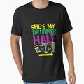 She's My Drunker Half Matching Couple Boyfriend Mardi Gras by Siosaia88