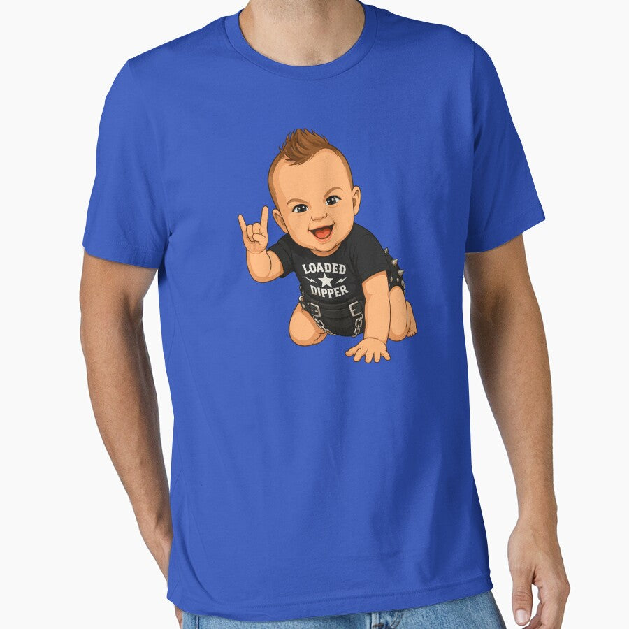 Loaded Dipper Rock Baby Funny Metal Infant by TipTop GFX