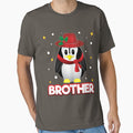 Matching Family Christmas Brother Cute Penguin Xmas Gift by ZNOVANNA