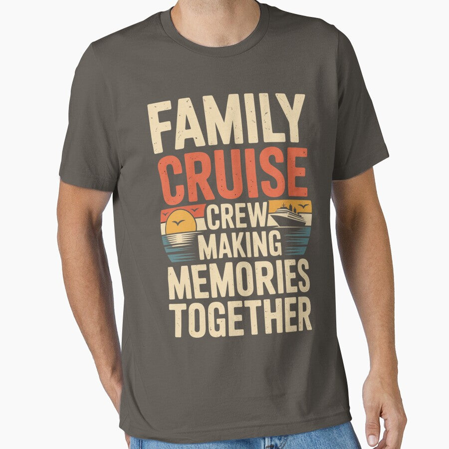 Family Cruise Making Memories Together – Matching Vacation Design for Family Trip, Cruise Holiday & Travel Lovers by omar ousalah