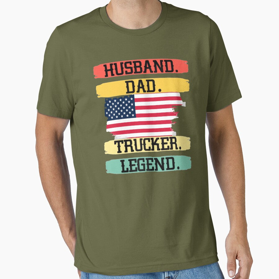 Husband Dad Trucker Legend by HomeFeeling