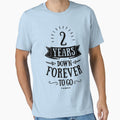 Cotton Anniversary - 2 Years Down Forever To Go Clothing, Phone Cases And Other Gifts by MemWear