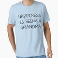 Happiness Is Being A Grandma Baby Shower Heart Gender Reveal Party Mens Womens T Shirt You Baby Shower Gender Reveal Party Mens Womens T Shirt Funny Cute Gift by arcadetoystore
