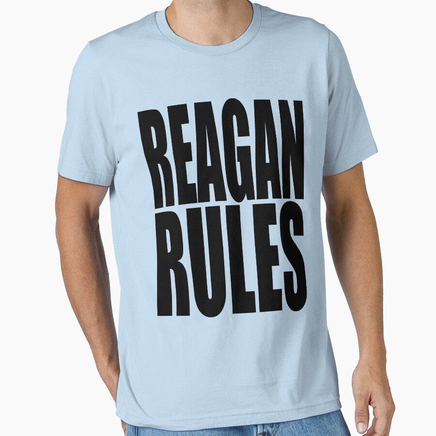 Reagan Rule Gender Reveal Baby Shower Cute Gift T Shirt Black by arcadetoystore