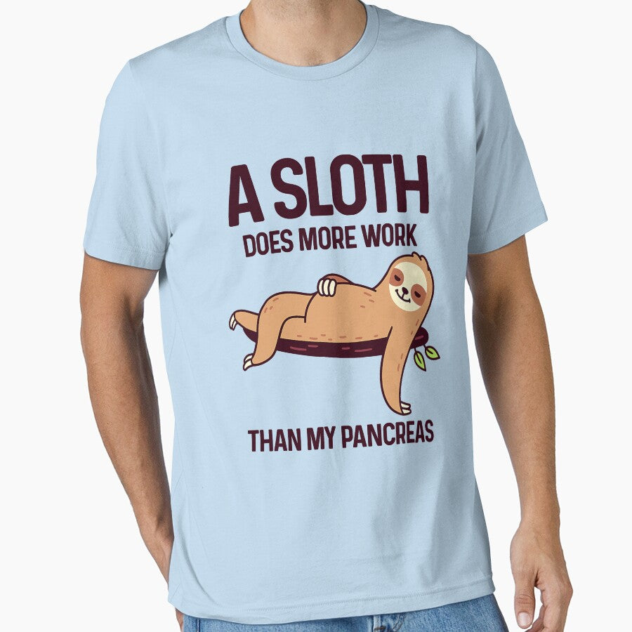 A Sloth Does More Work Than My Pancreas Diabetes Awareness by DerryReinhard