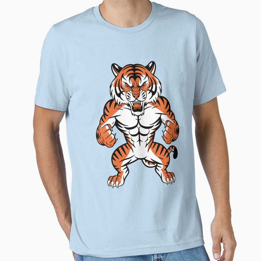 Aggressive Tiger Cartoon by Rell1970