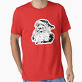 Vintage Santa Black & White by Rag-Dog