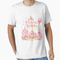 Princess Birthday Girl Pink Cute Castle Carriage Party Design by Celebrate & Sparkle