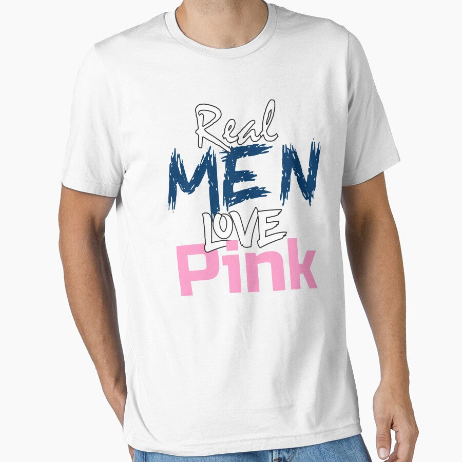 funny sayings Real Men Love Pink, pink lover by boujidi