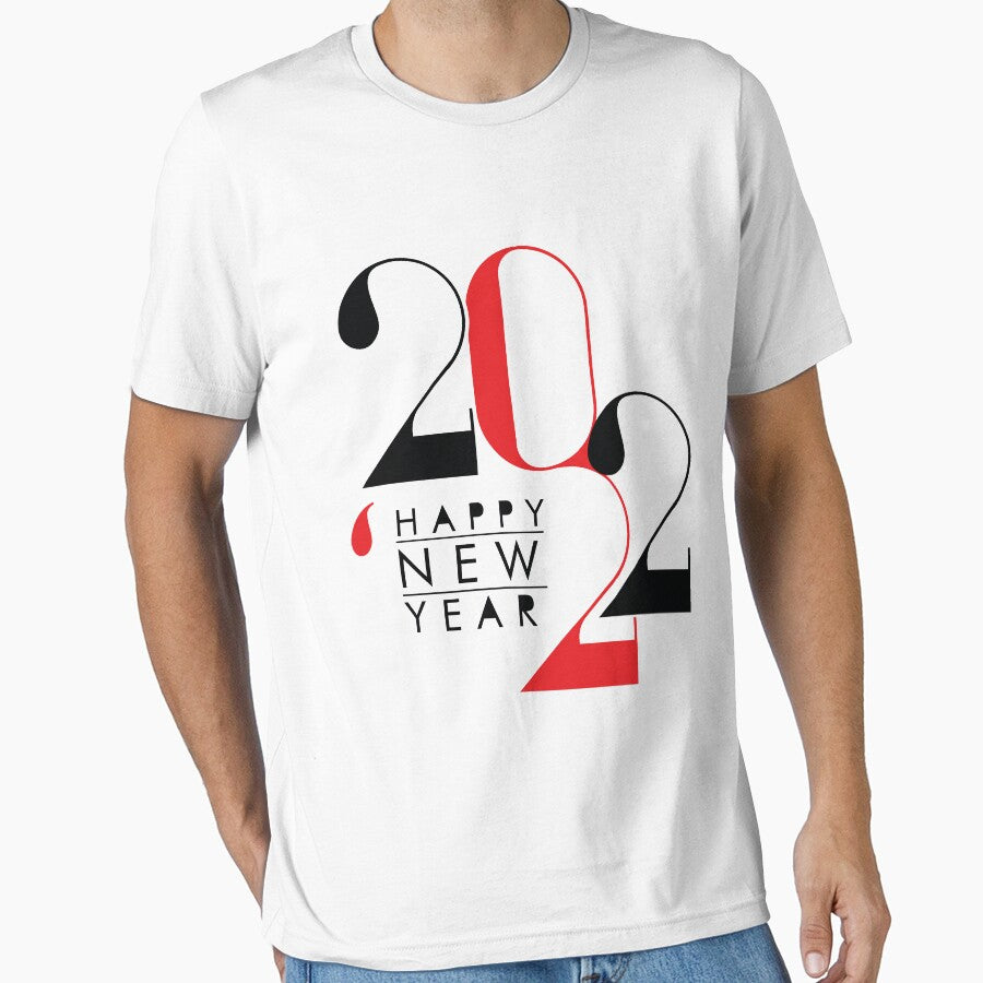2022 happy new year, New Years,  Funny New Year Tee, by Ouizza