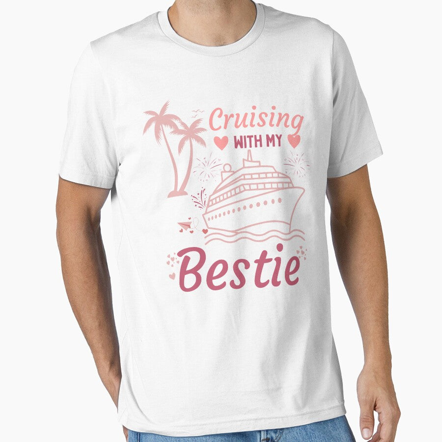 Cruising With My Bestie Funny Besties Cruise Trip Matching by thebest-2studio