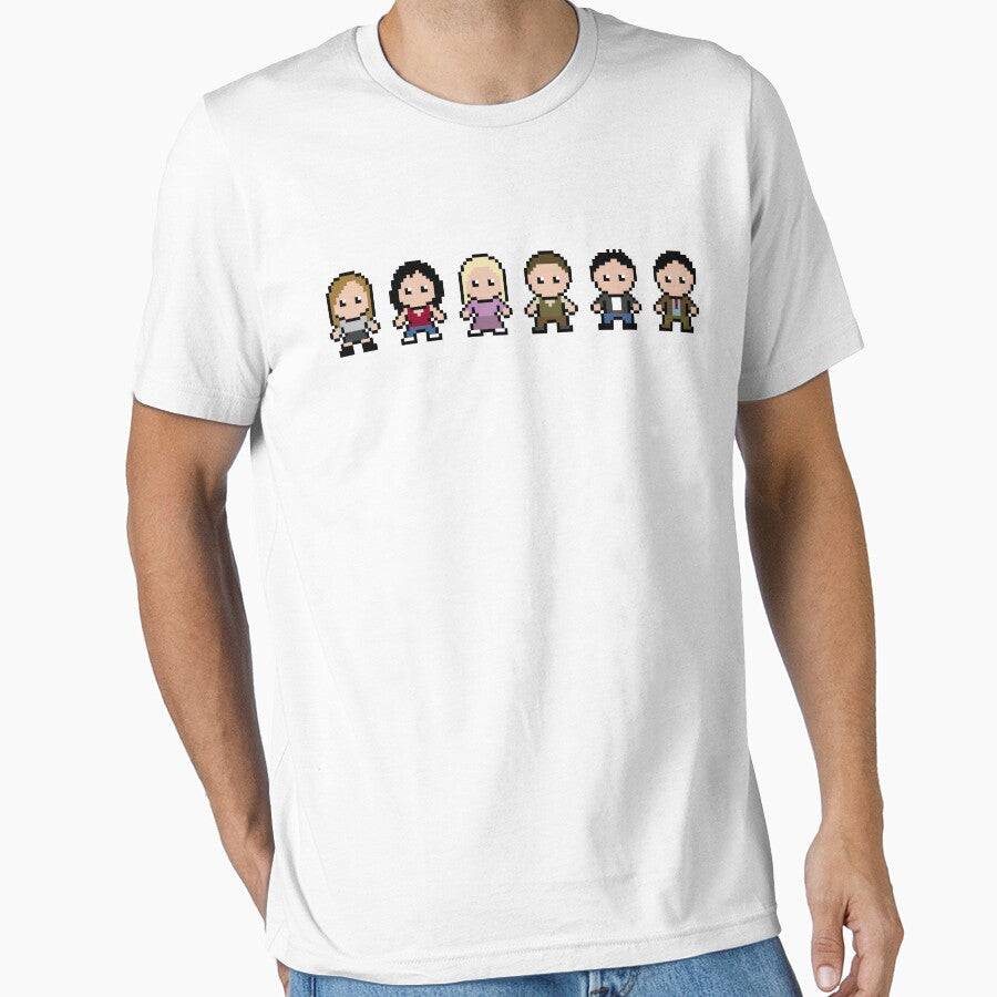 Pixel Characters - 90s sitcom by FancyOwlDesigns