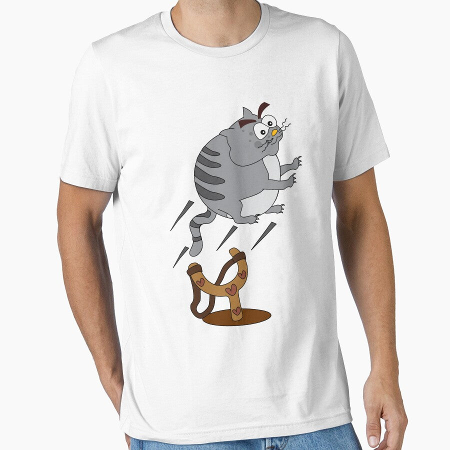 Angry flying cat Kids style art by Raju-Creative