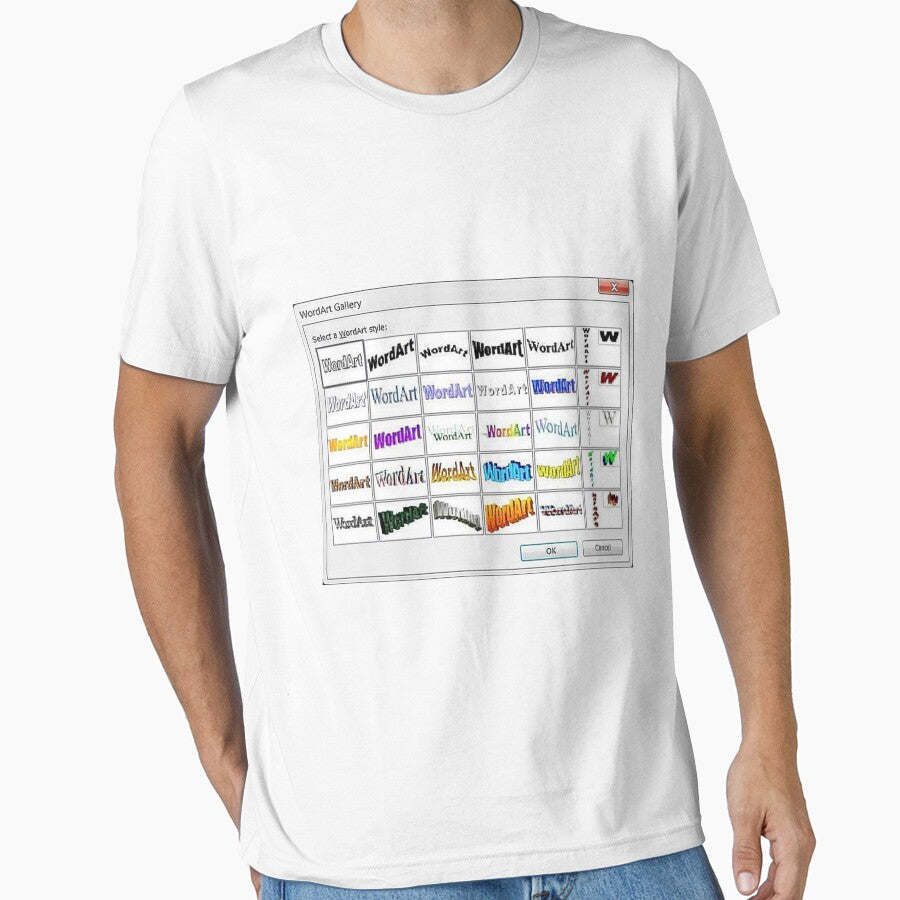 Word Art Windows 95 meme by Ironic-Tees