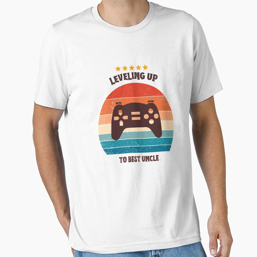 leveling up to best uncle funny gift by DesignedbyLove1