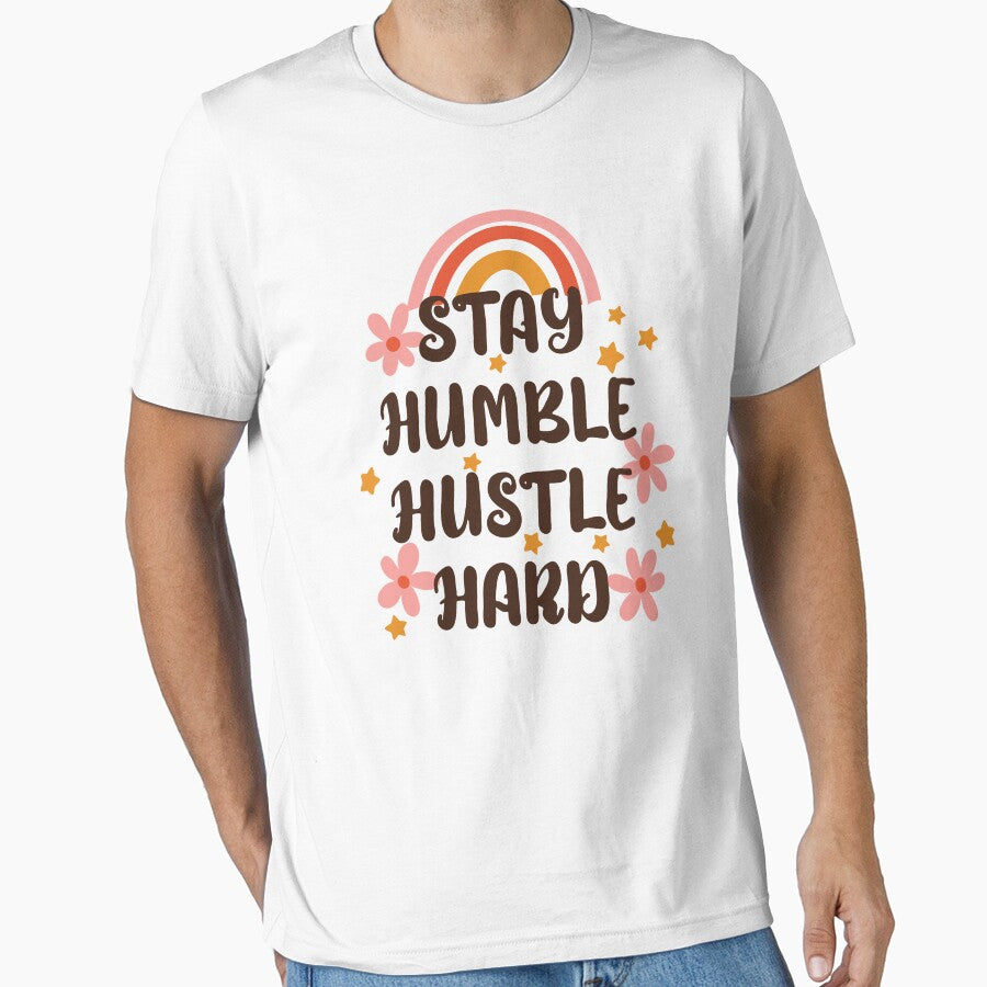 Stay Humble Hustle Hard Rainbow by bolimj