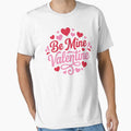 Be Mine Valentine Pink Script Typography by Lora Art