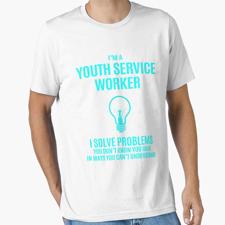 Youth Service Worker - I Solve Problems Job Gift by melissaval2