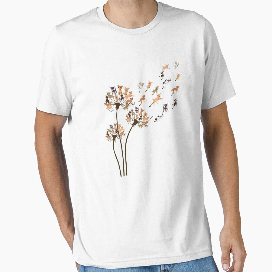 Chihuahua Flower Fly Dandelion Chihuahua Funny Dog Lover by MichealExan
