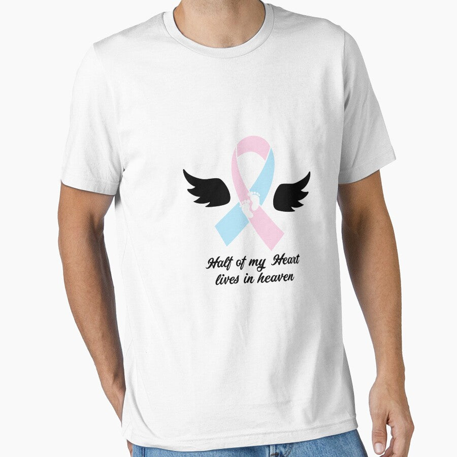 My Heart Lives In Heaven Loss Awareness by miracletee