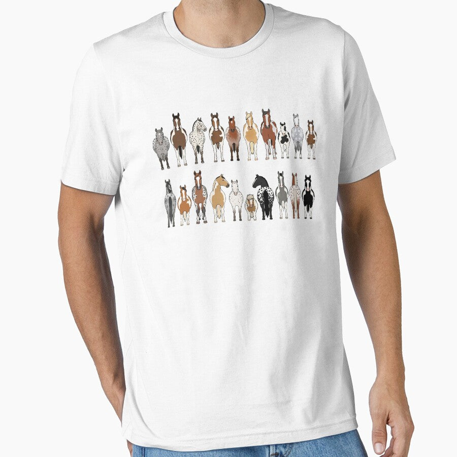Horse Paint & Appaloosa T-Shirt by candiscamera