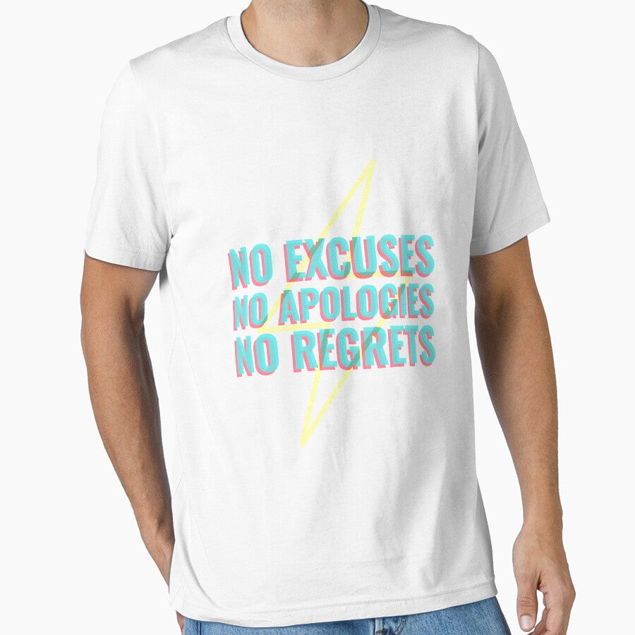 No Excuses No Apologies No Regrets | Workout Quotes by Orlandloo