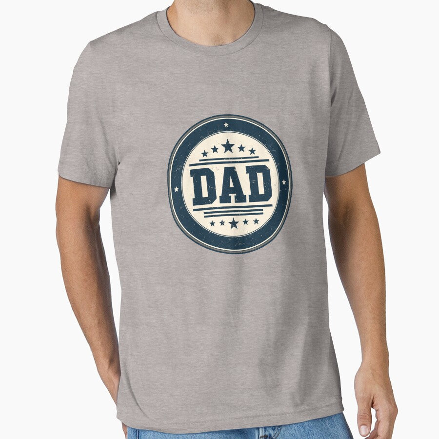 Vintage Retro DAD Est 2026 Badge by Larams Studio