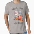 Just Married 47 Years Ago - 47th Anniversary Couple Bunnies Tee, Phone Cases And Other Gifts by MemWear
