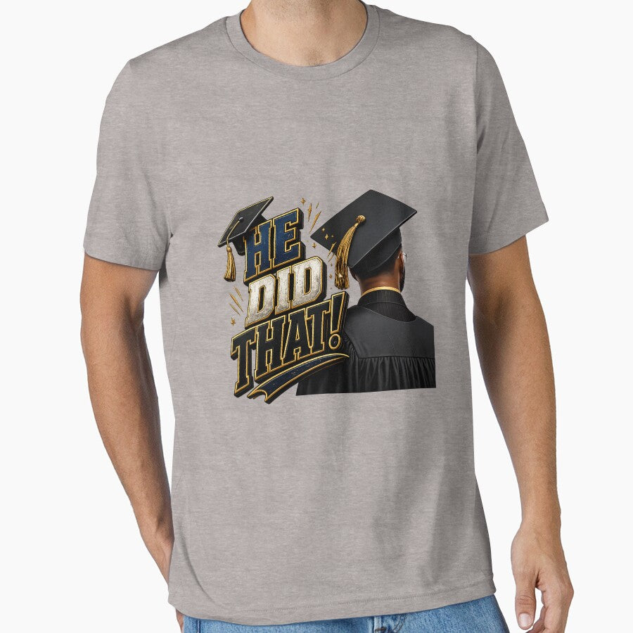 Copy of He Did That Graduation 2026 Bold Typographic Desin by EverMuse Studio