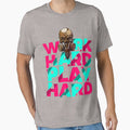 Work Hard Play Hard Skull Motivation by arendbotha