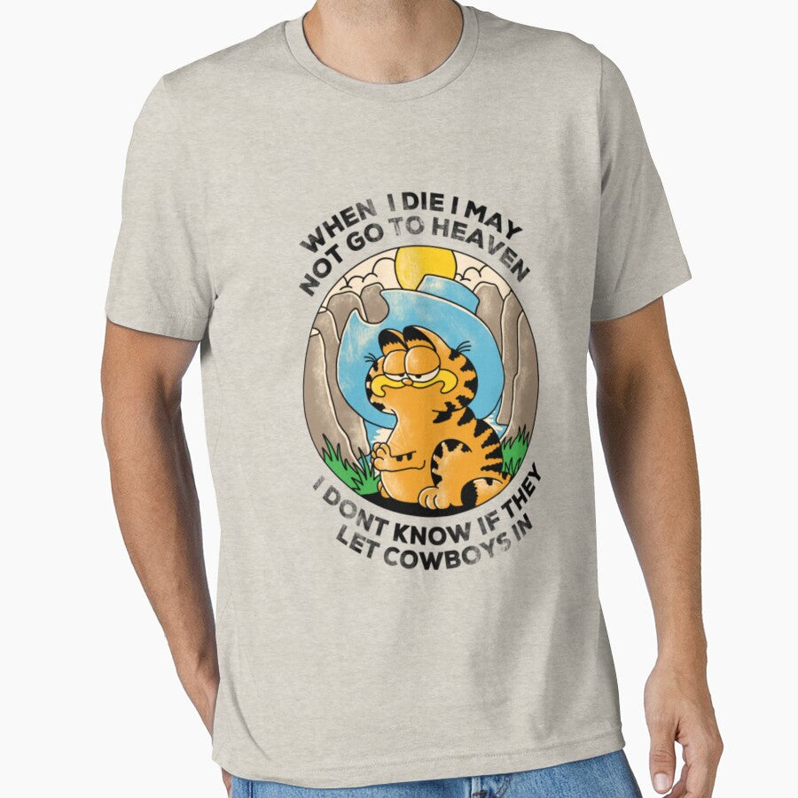 Garfield funny cat art gift by MiladaJezova