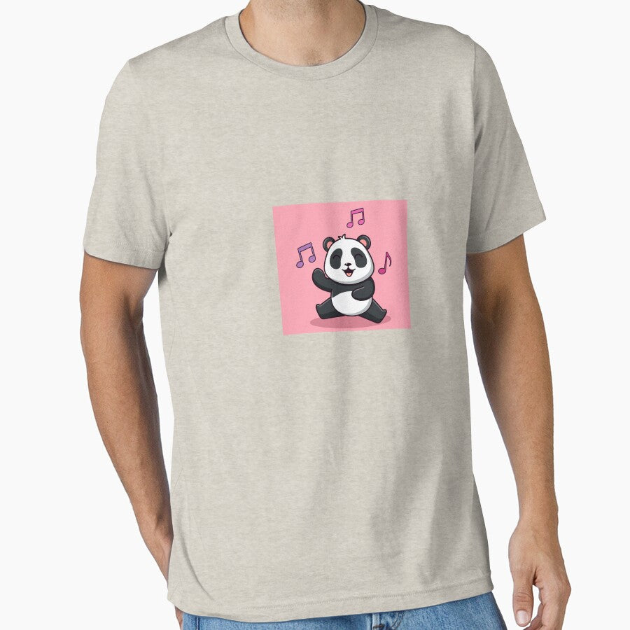 Dancing cute panda design by Sen813