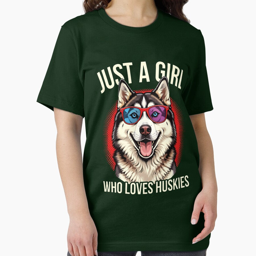 Just A Girl Who Loves Huskies Dog Mom Gift by LASTIQUE-dd
