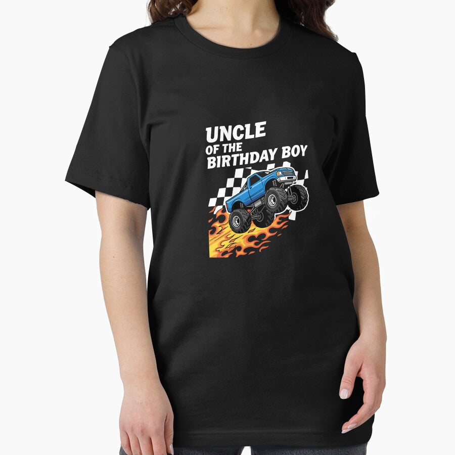 Uncle Of The Birthday Boy Monster Truck Birthday Family by PopStars1993