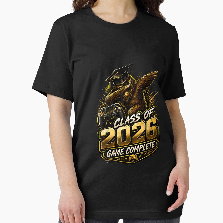 Class of 2026 Graduation 2026 Bigfoot Dabbing Gaming Gamer by FrankIsabel
