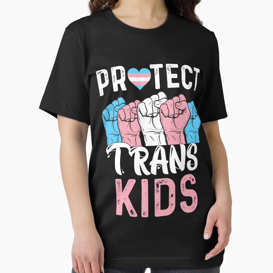 Protect Trans Kids Transgender LGBT Pride Tee by michellexkelly