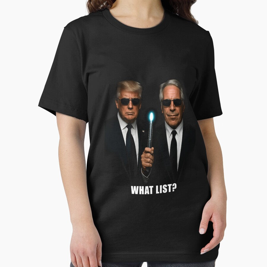 What List Donald Trump With Jeffrey Epstein Meme by KyleBradtke